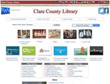 Tablet Screenshot of clarelibrary.ie